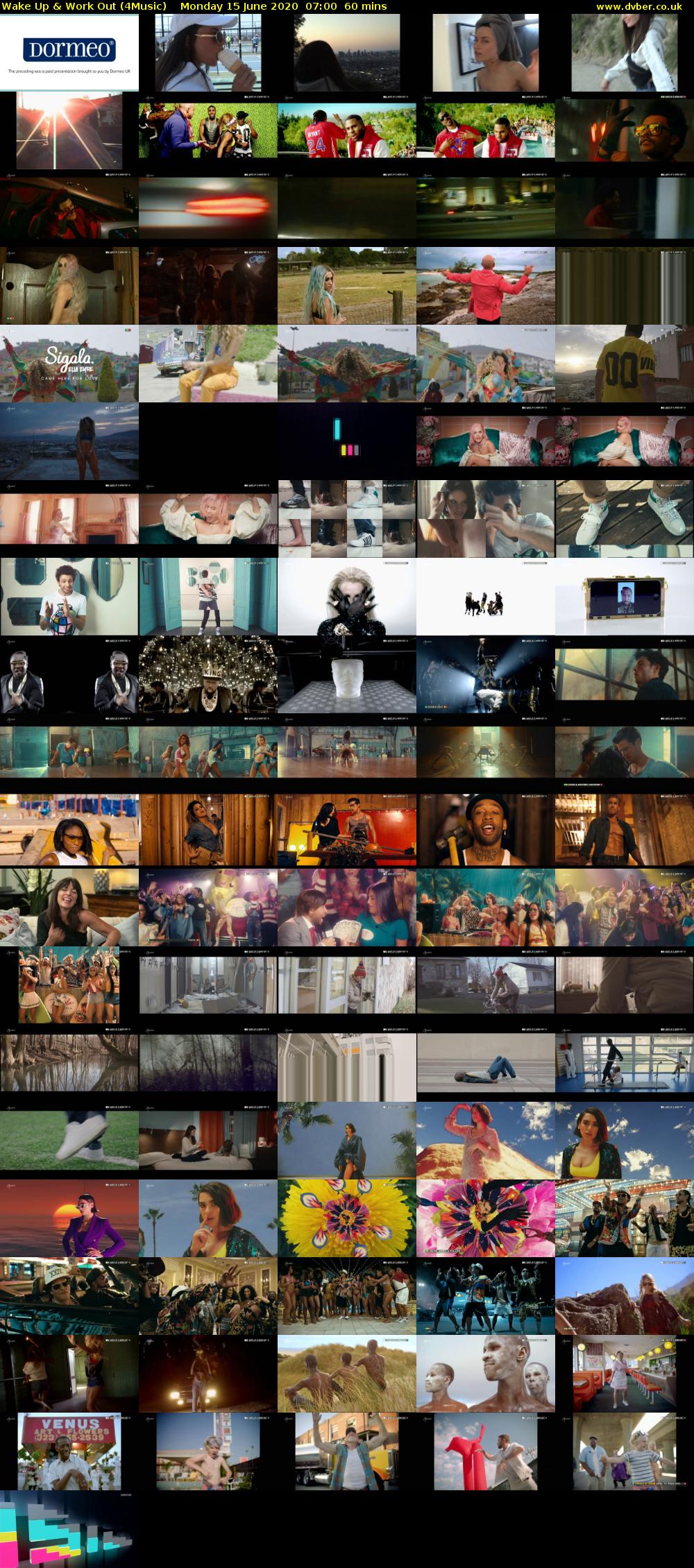 Wake Up & Work Out (4Music) Monday 15 June 2020 07:00 - 08:00