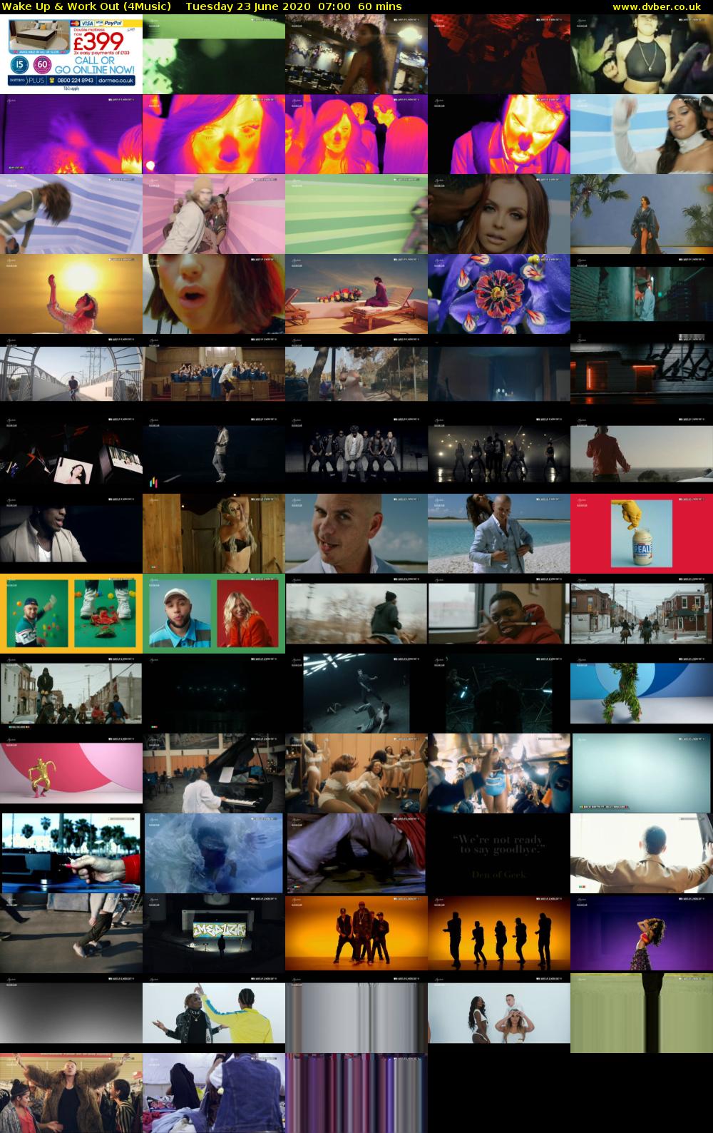 Wake Up & Work Out (4Music) Tuesday 23 June 2020 07:00 - 08:00