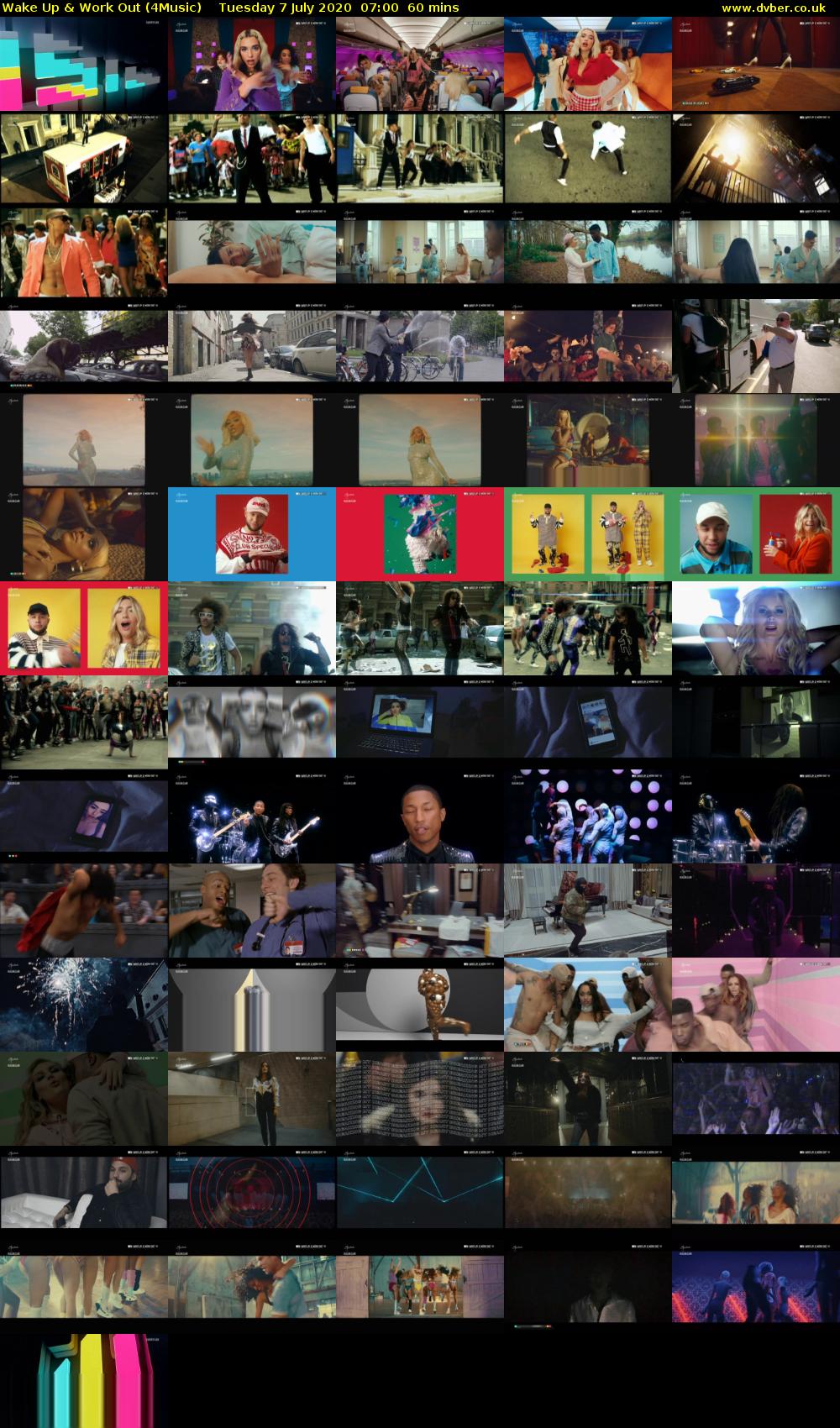 Wake Up & Work Out (4Music) Tuesday 7 July 2020 07:00 - 08:00