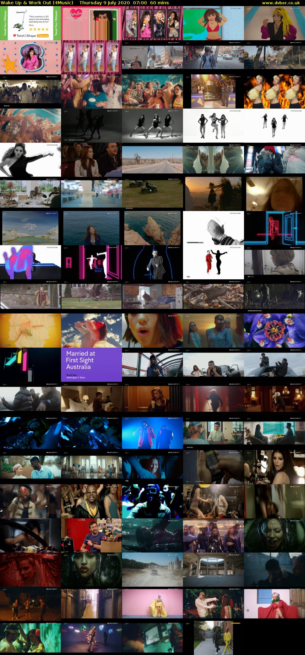 Wake Up & Work Out (4Music) Thursday 9 July 2020 07:00 - 08:00