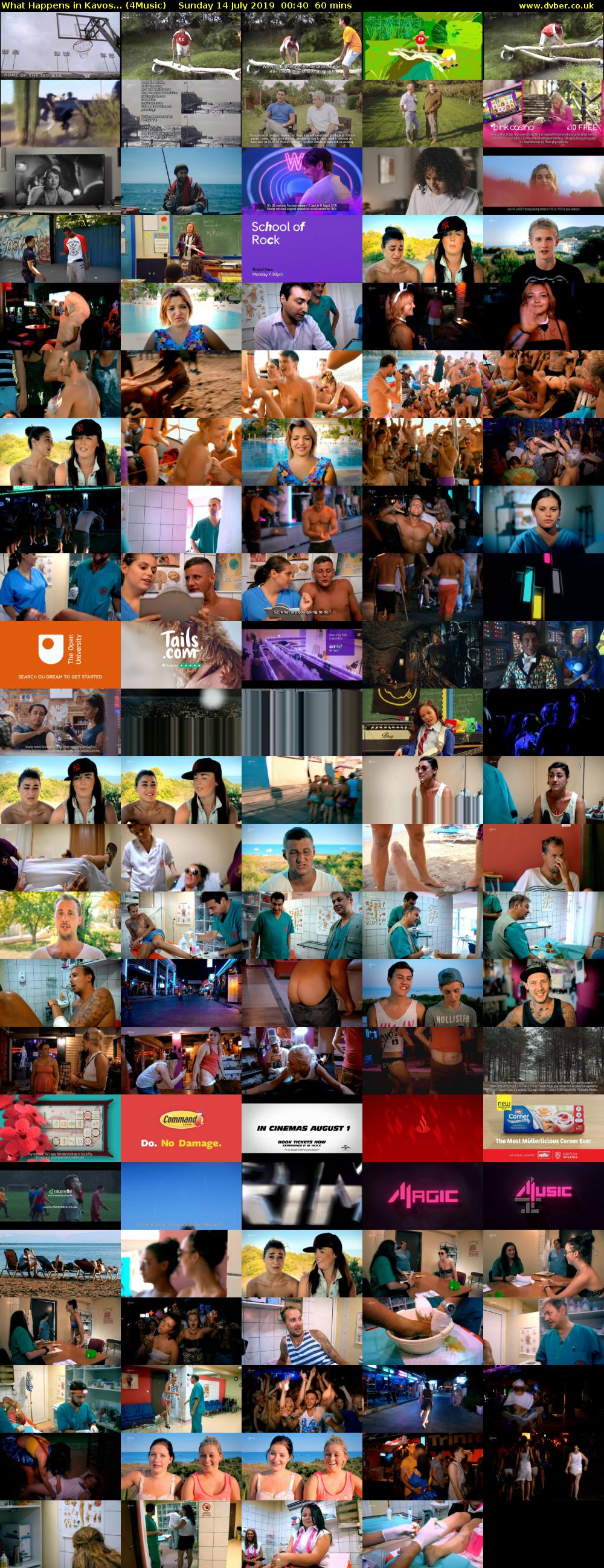 What Happens in Kavos... (4Music) Sunday 14 July 2019 00:40 - 01:40