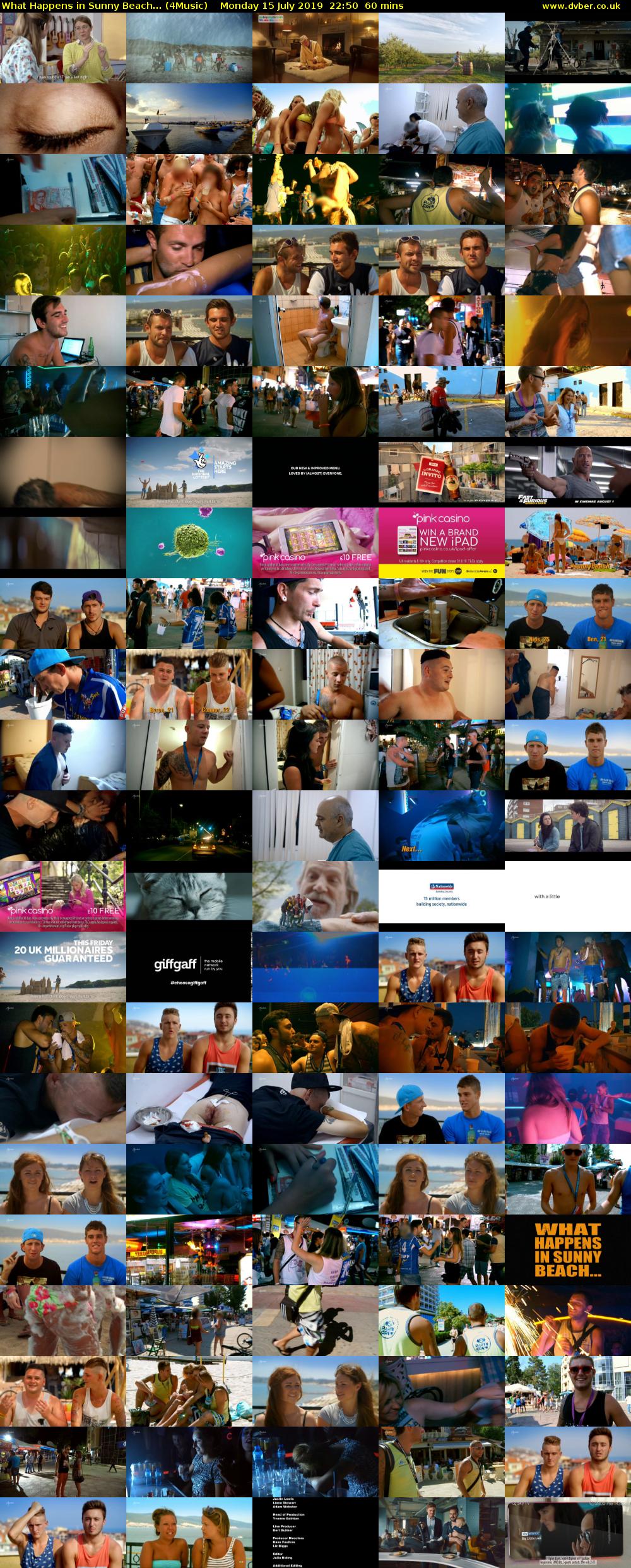 What Happens in Sunny Beach... (4Music) Monday 15 July 2019 22:50 - 23:50