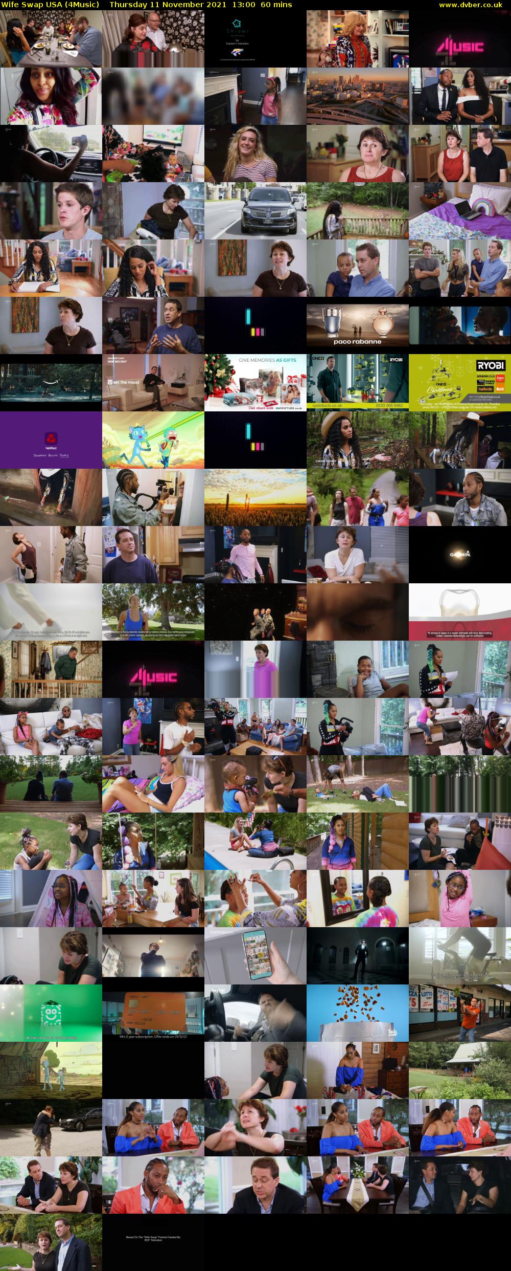 Wife Swap USA (4Music) Thursday 11 November 2021 13:00 - 14:00