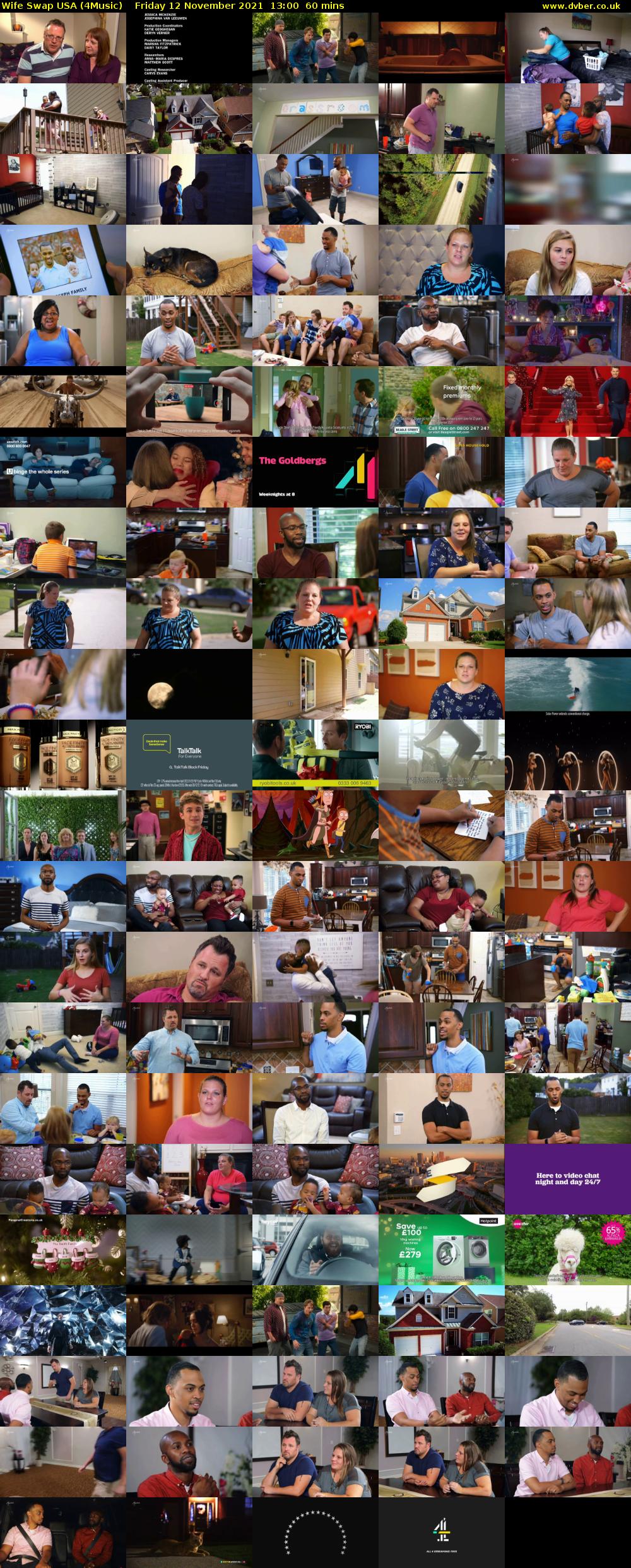Wife Swap USA (4Music) Friday 12 November 2021 13:00 - 14:00