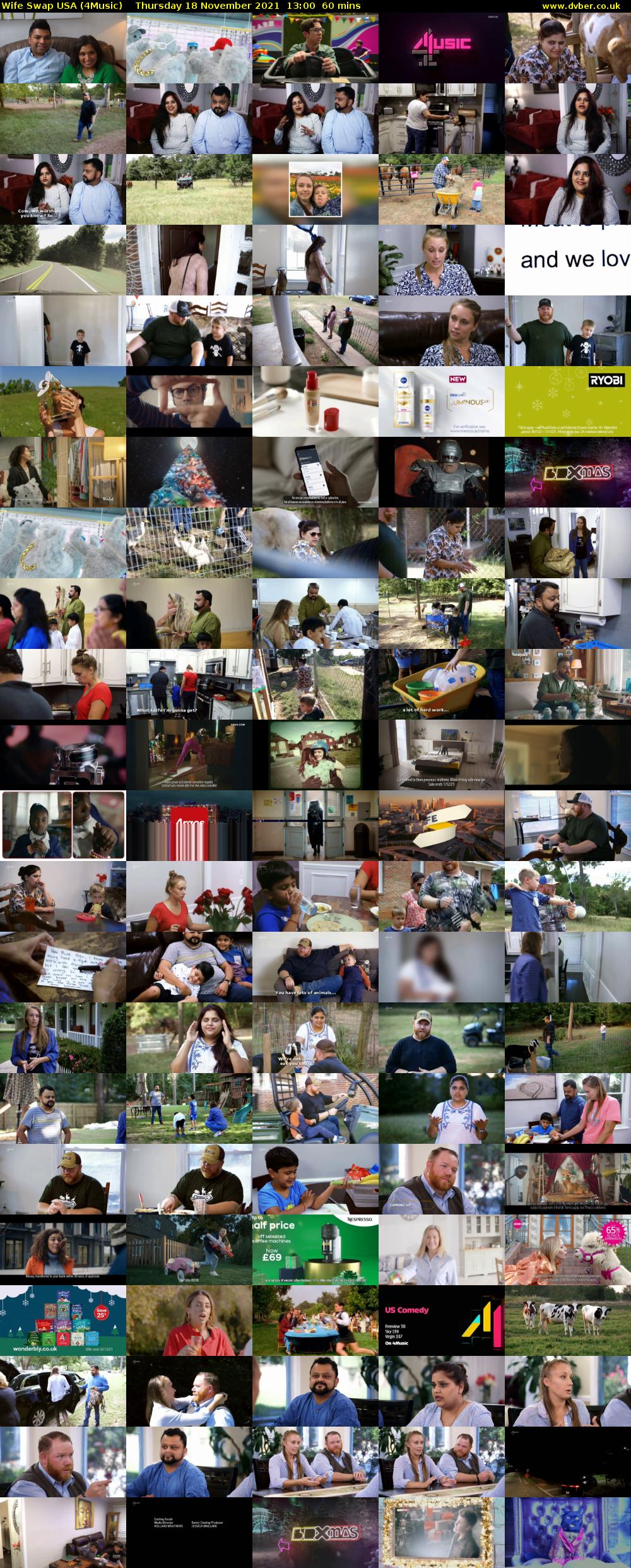 Wife Swap USA (4Music) Thursday 18 November 2021 13:00 - 14:00