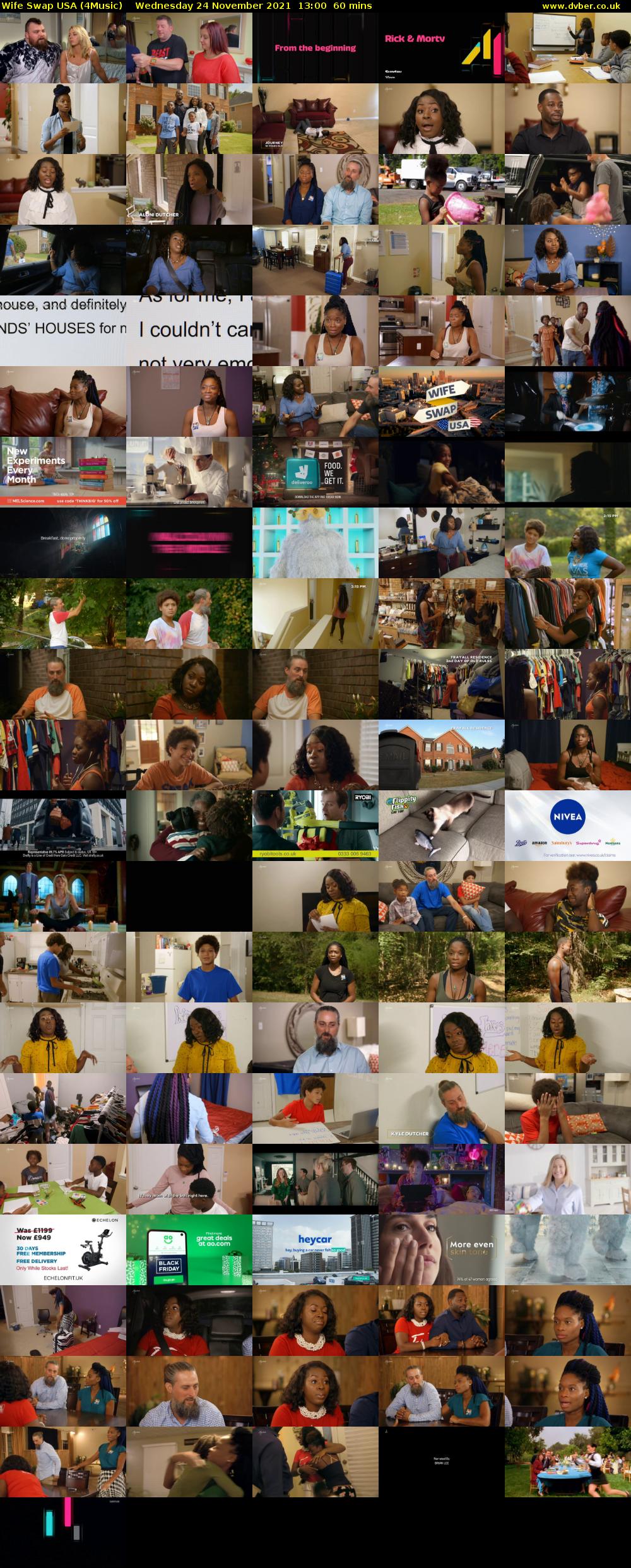 Wife Swap USA (4Music) Wednesday 24 November 2021 13:00 - 14:00