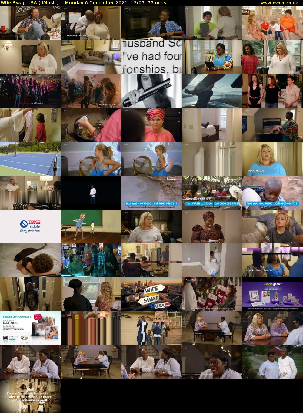 Wife Swap USA (4Music) Monday 6 December 2021 13:05 - 14:00