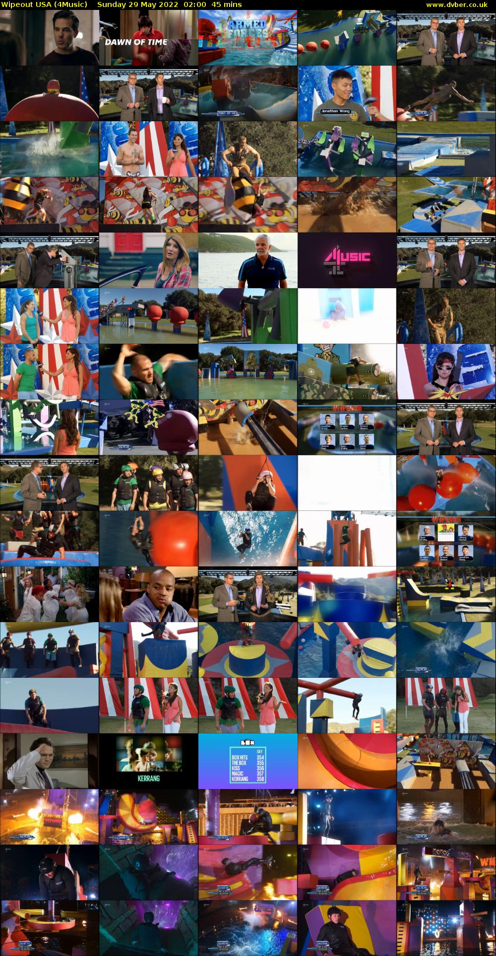 Wipeout USA (4Music) Sunday 29 May 2022 02:00 - 02:45