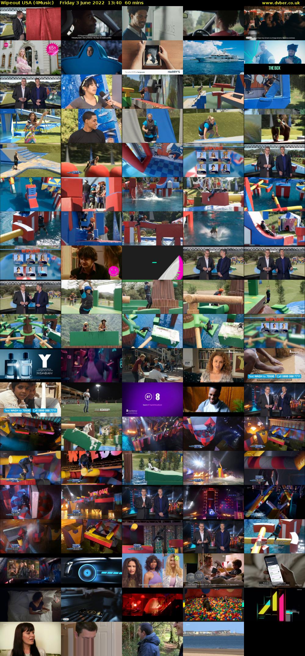 Wipeout USA (4Music) Friday 3 June 2022 13:40 - 14:40