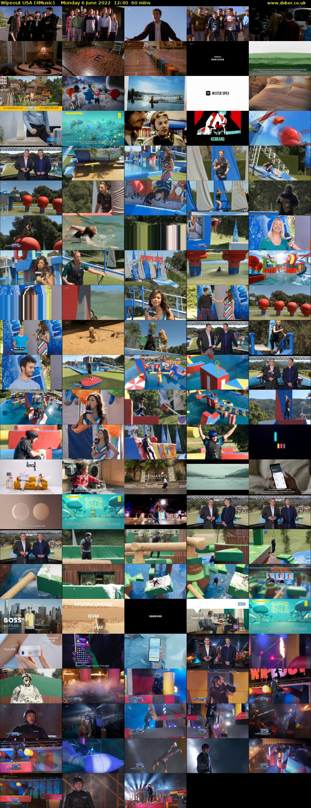 Wipeout USA (4Music) Monday 6 June 2022 12:40 - 13:40