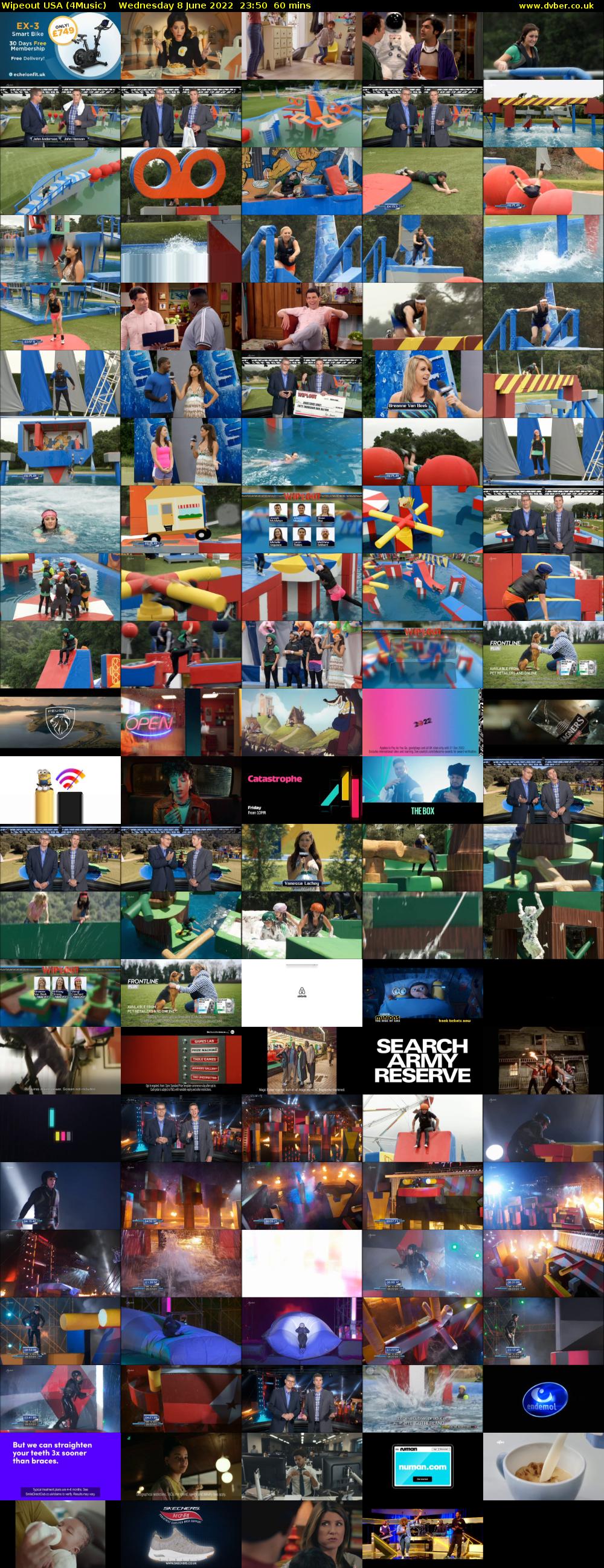 Wipeout USA (4Music) Wednesday 8 June 2022 23:50 - 00:50
