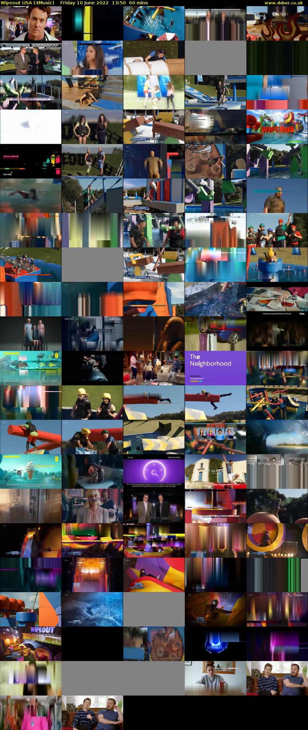 Wipeout USA (4Music) Friday 10 June 2022 13:50 - 14:50