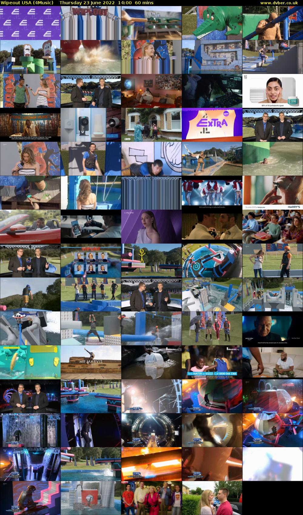 Wipeout USA (4Music) Thursday 23 June 2022 14:00 - 15:00