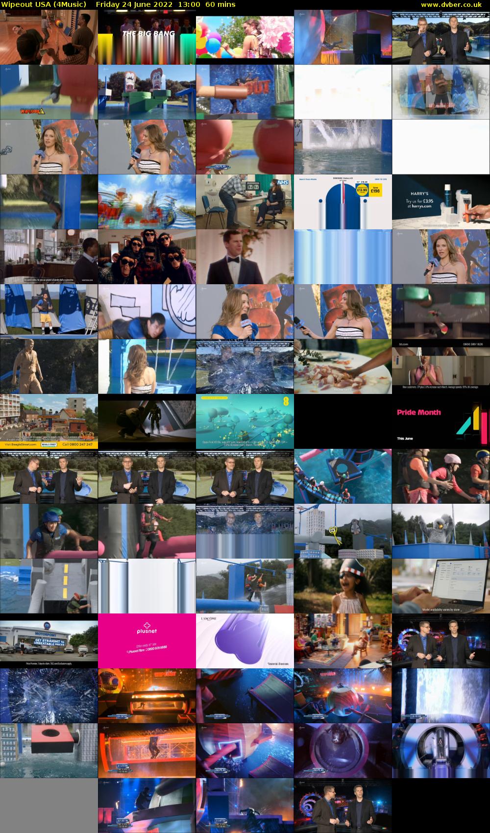 Wipeout USA (4Music) Friday 24 June 2022 13:00 - 14:00