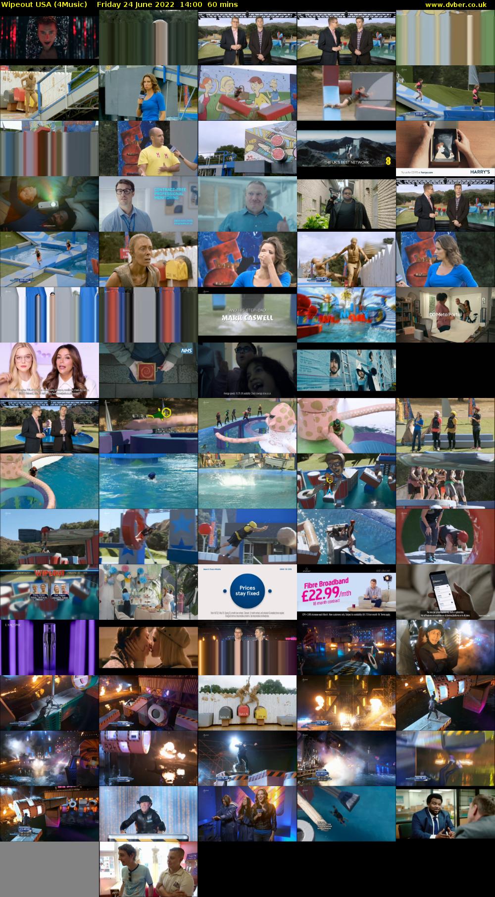 Wipeout USA (4Music) Friday 24 June 2022 14:00 - 15:00