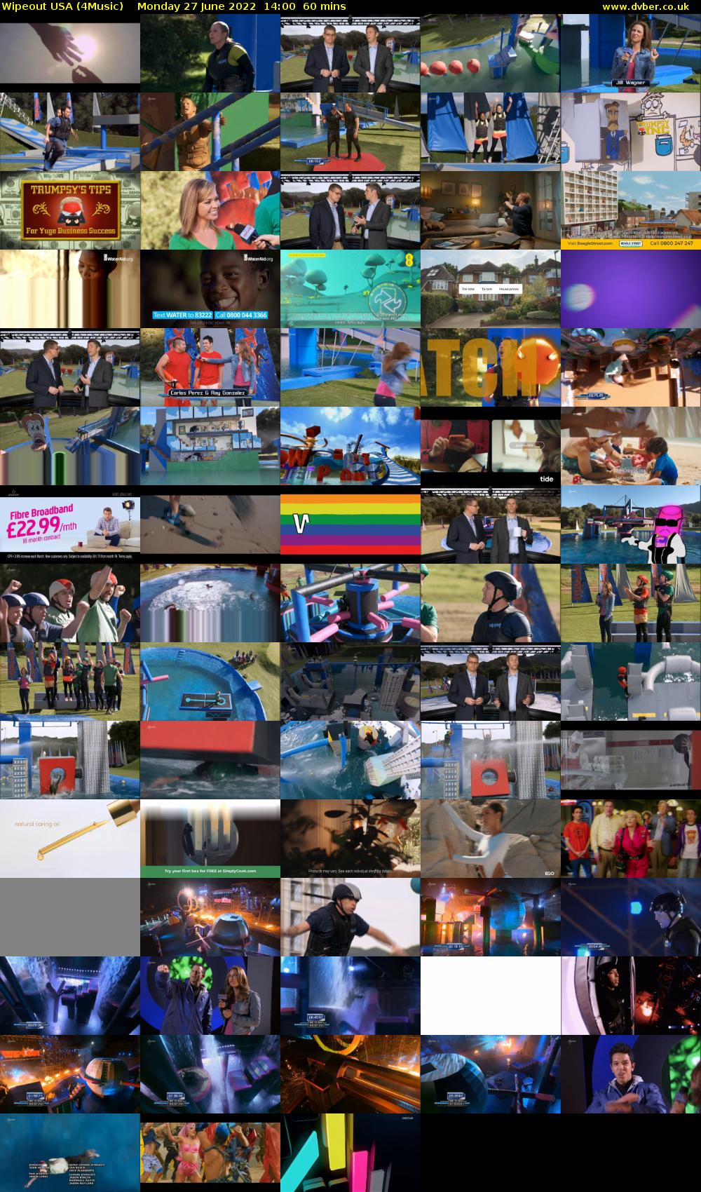 Wipeout USA (4Music) Monday 27 June 2022 14:00 - 15:00