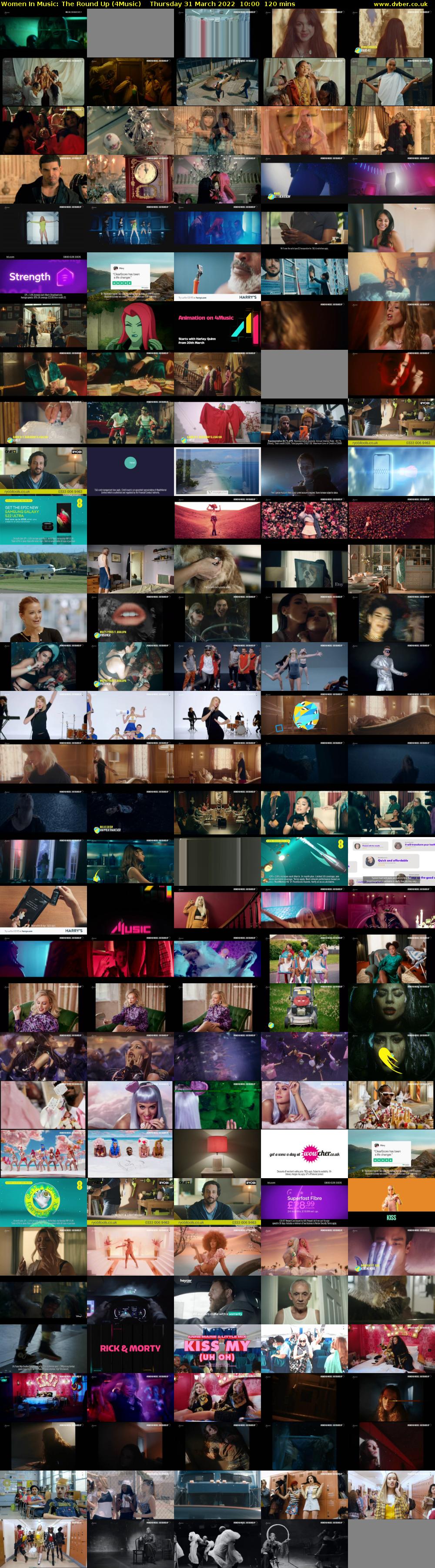 Women In Music: The Round Up (4Music) Thursday 31 March 2022 10:00 - 12:00