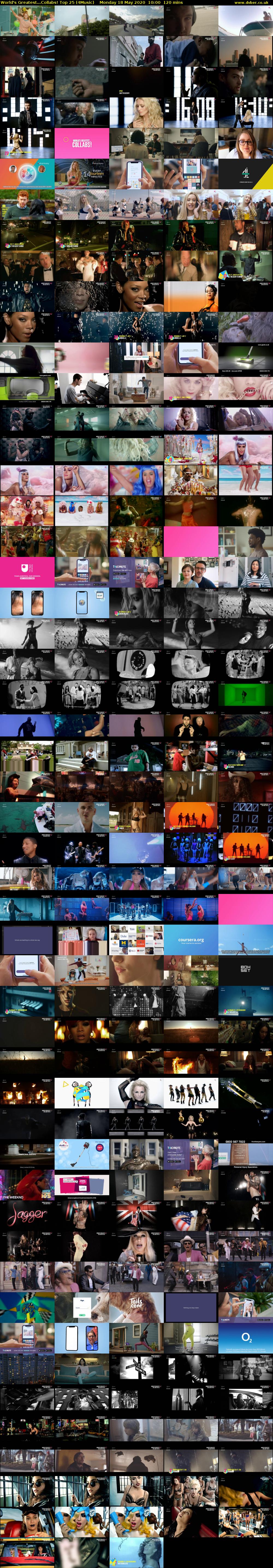 World's Greatest...Collabs! Top 25 (4Music) Monday 18 May 2020 10:00 - 12:00