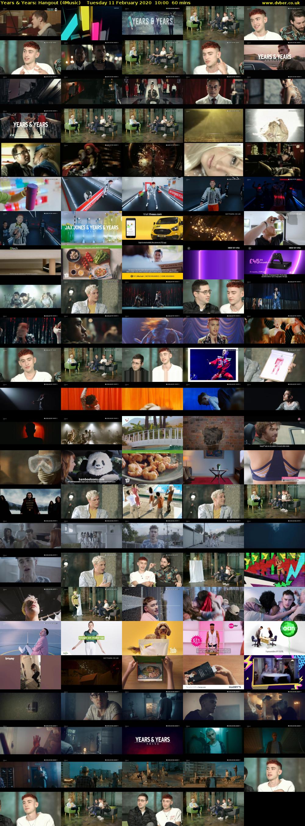 Years & Years: Hangout (4Music) Tuesday 11 February 2020 10:00 - 11:00