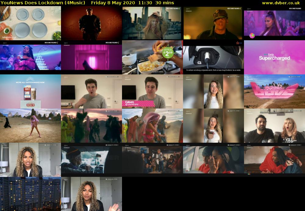 YouNews Does Lockdown (4Music) Friday 8 May 2020 11:30 - 12:00