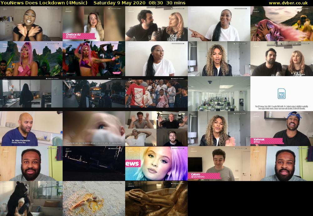 YouNews Does Lockdown (4Music) Saturday 9 May 2020 08:30 - 09:00