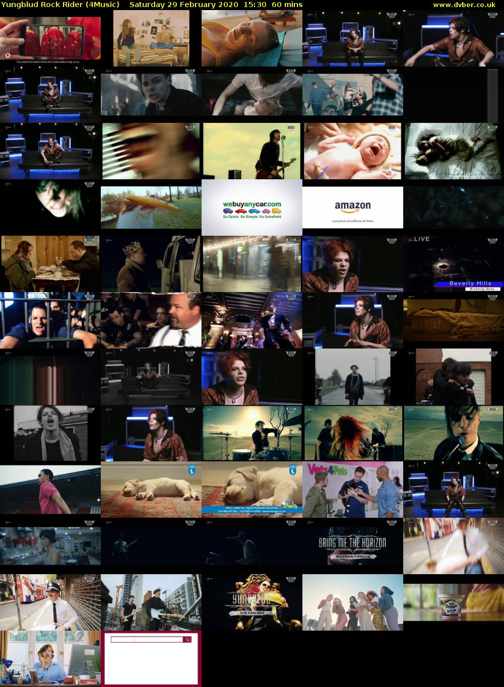 Yungblud Rock Rider (4Music) Saturday 29 February 2020 15:30 - 16:30