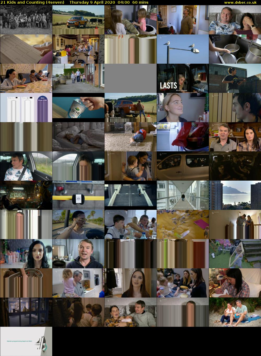 21 Kids and Counting (4seven) Thursday 9 April 2020 04:00 - 05:00