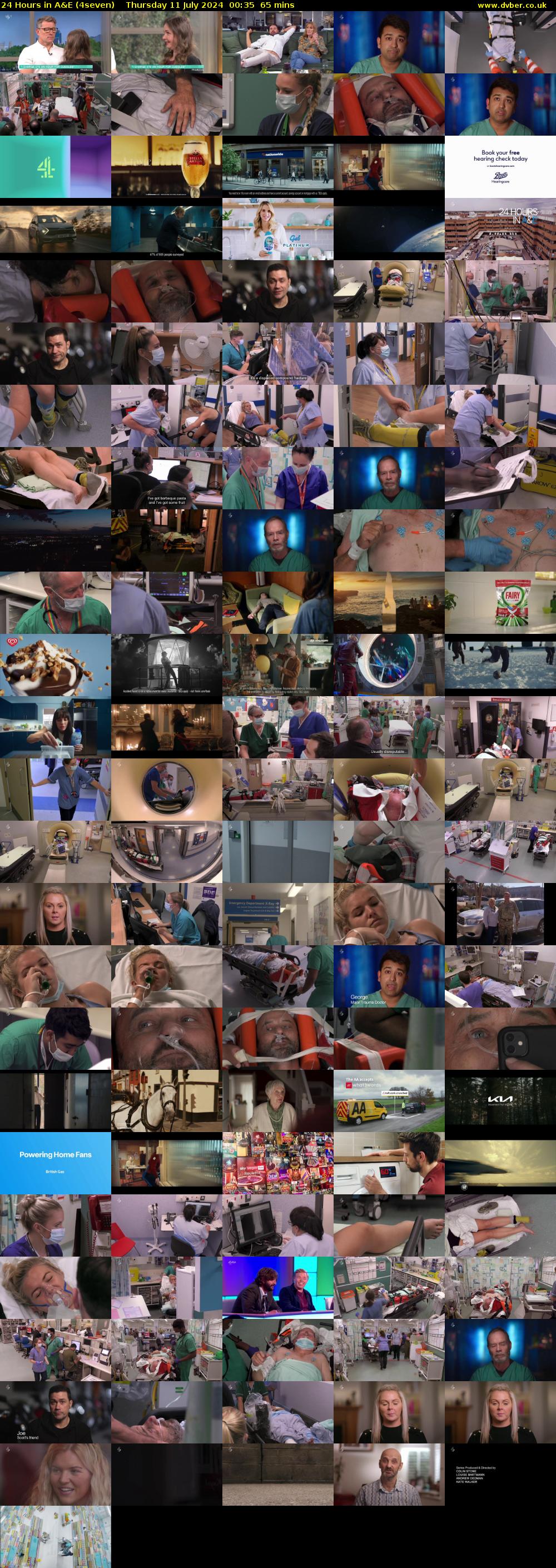 24 Hours in A&E (4seven) Thursday 11 July 2024 00:35 - 01:40