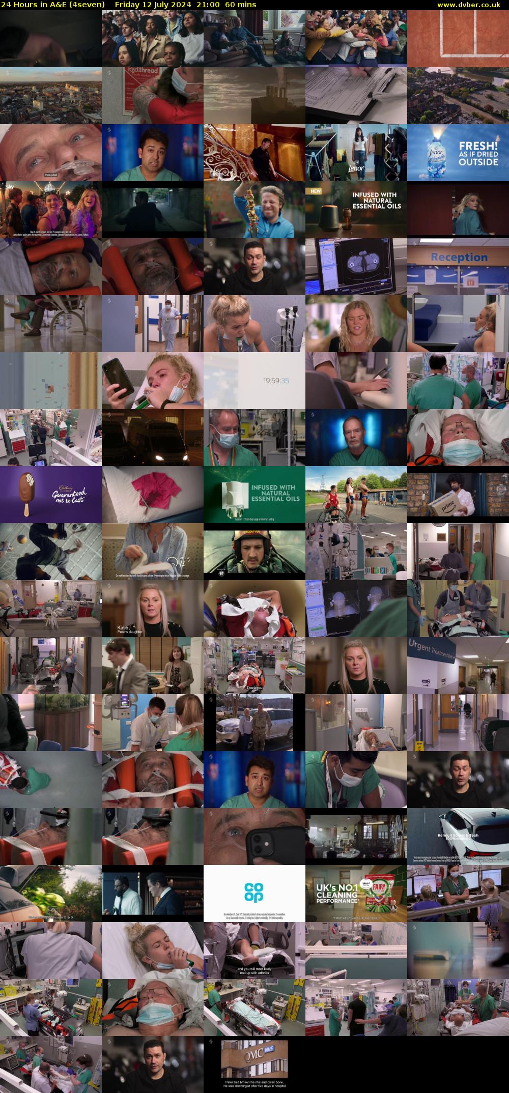 24 Hours in A&E (4seven) Friday 12 July 2024 21:00 - 22:00