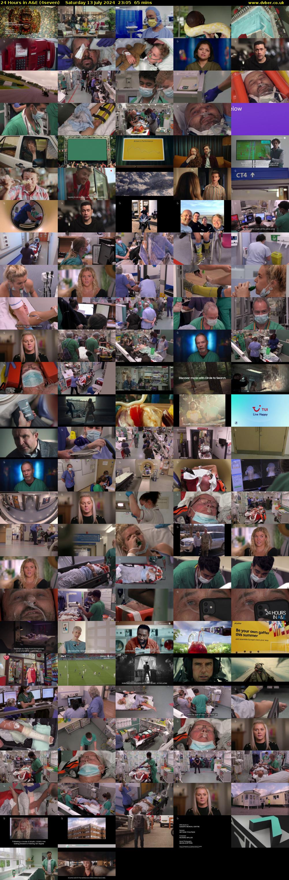 24 Hours in A&E (4seven) Saturday 13 July 2024 23:05 - 00:10