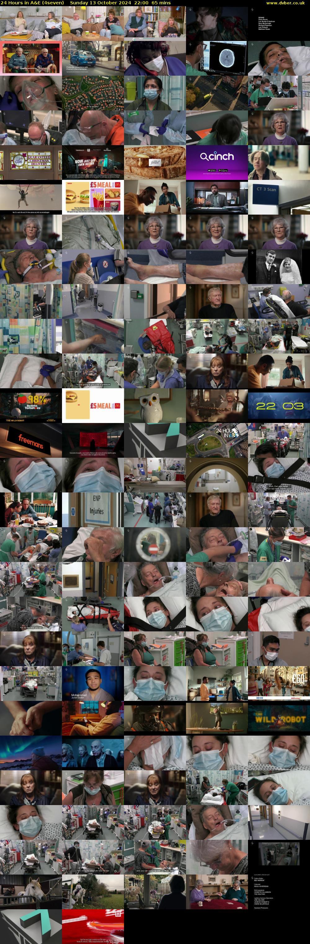 24 Hours in A&E (4seven) Sunday 13 October 2024 22:00 - 23:05