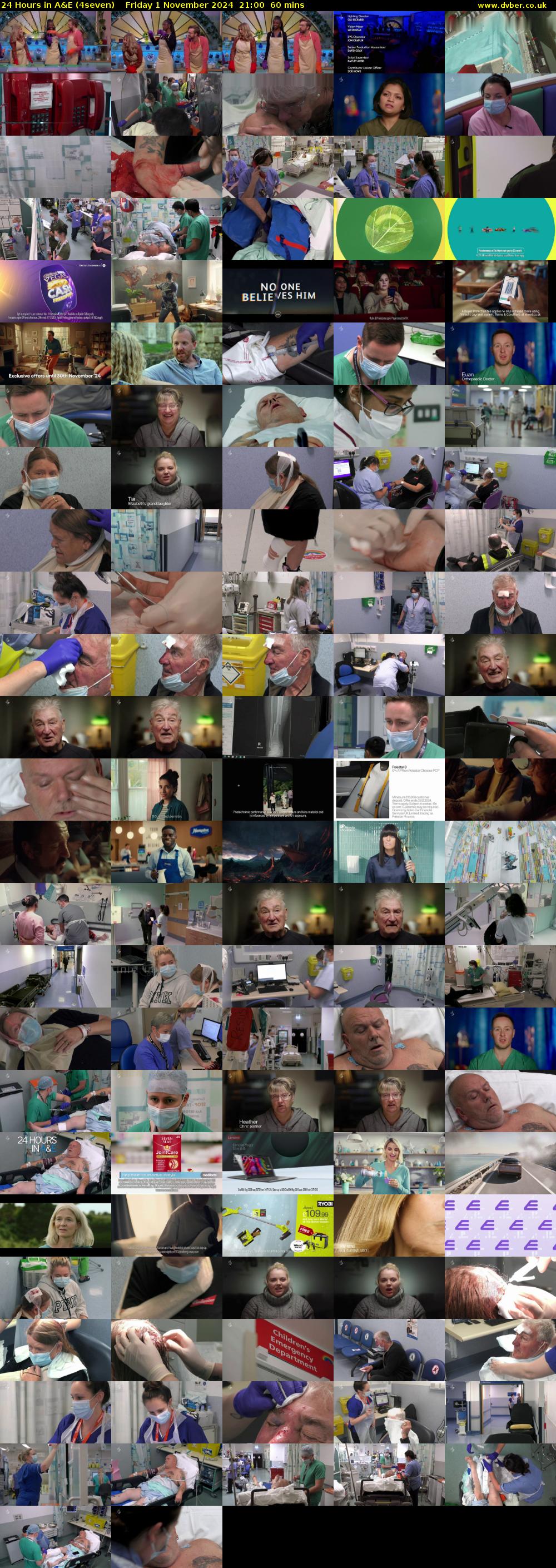 24 Hours in A&E (4seven) Friday 1 November 2024 21:00 - 22:00