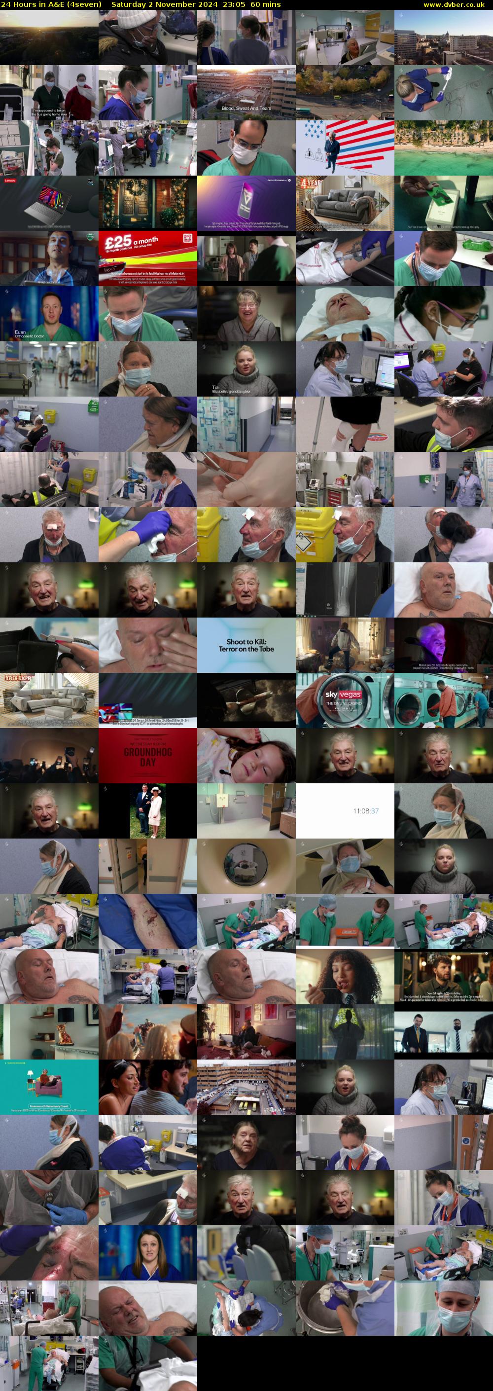 24 Hours in A&E (4seven) Saturday 2 November 2024 23:05 - 00:05