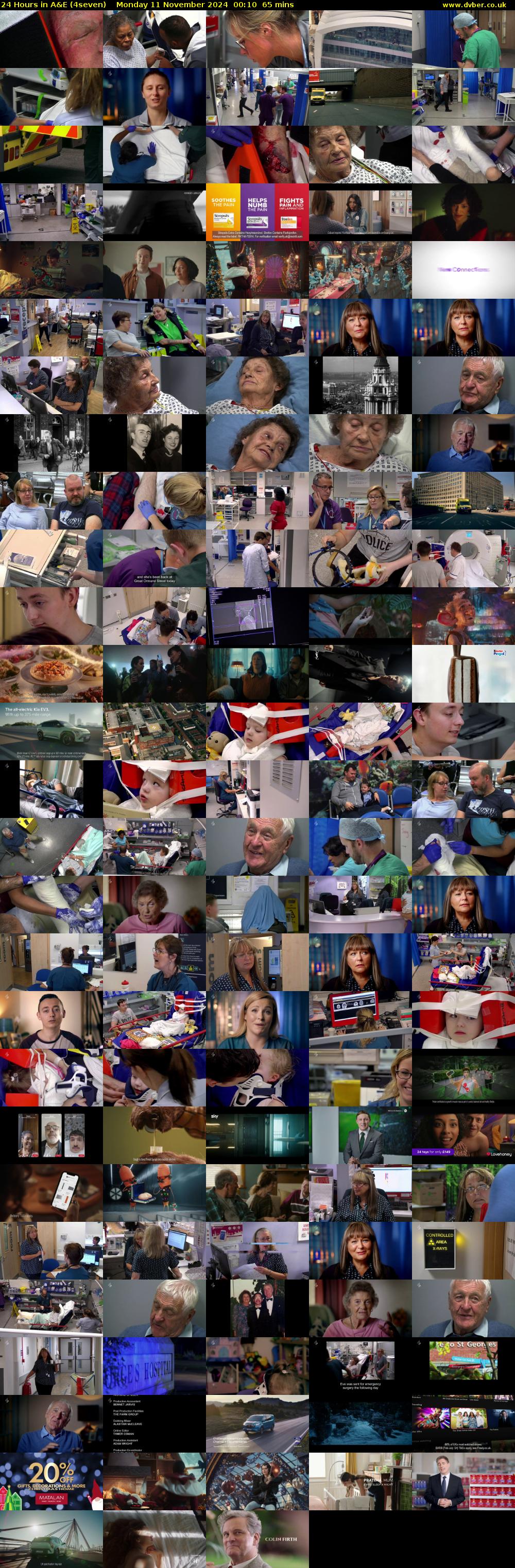 24 Hours in A&E (4seven) Monday 11 November 2024 00:10 - 01:15