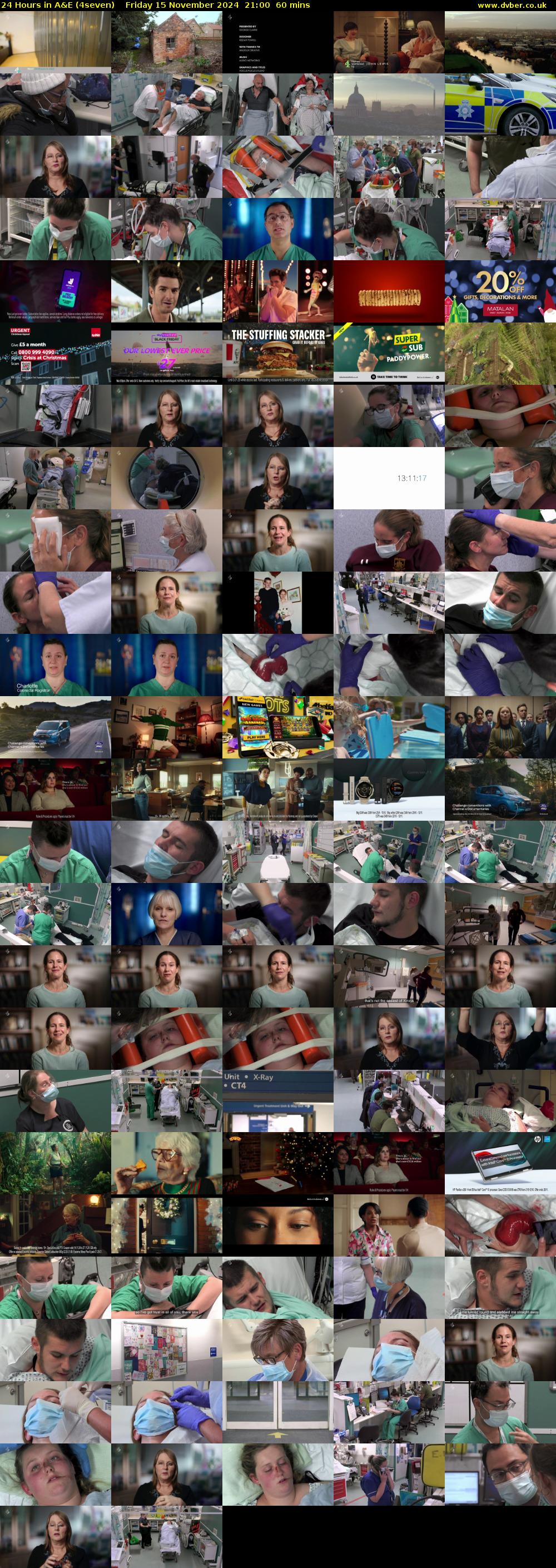 24 Hours in A&E (4seven) Friday 15 November 2024 21:00 - 22:00