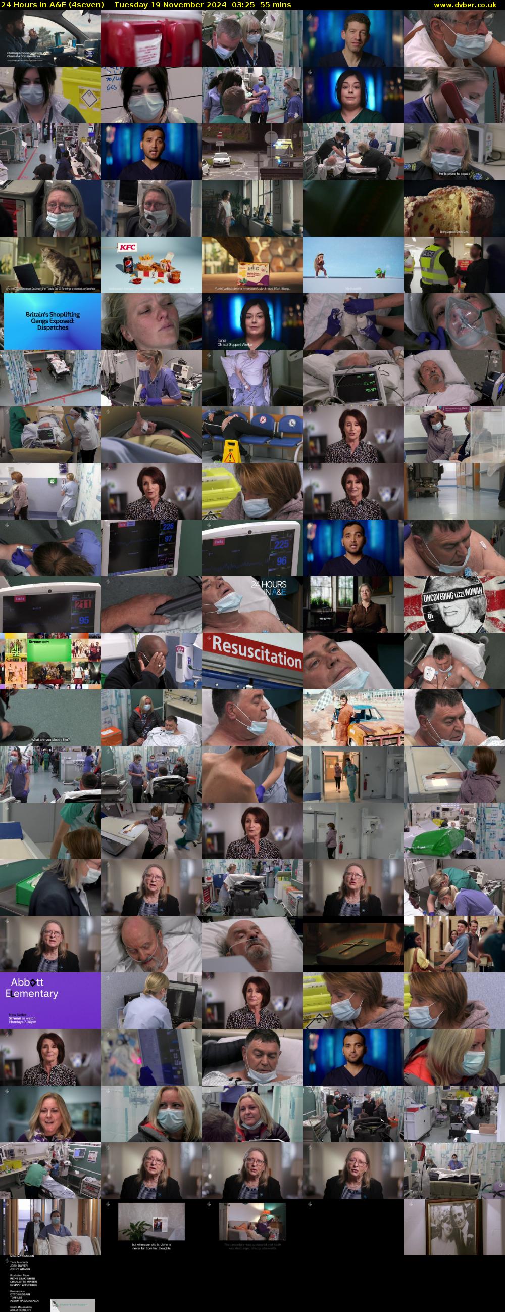 24 Hours in A&E (4seven) Tuesday 19 November 2024 03:25 - 04:20