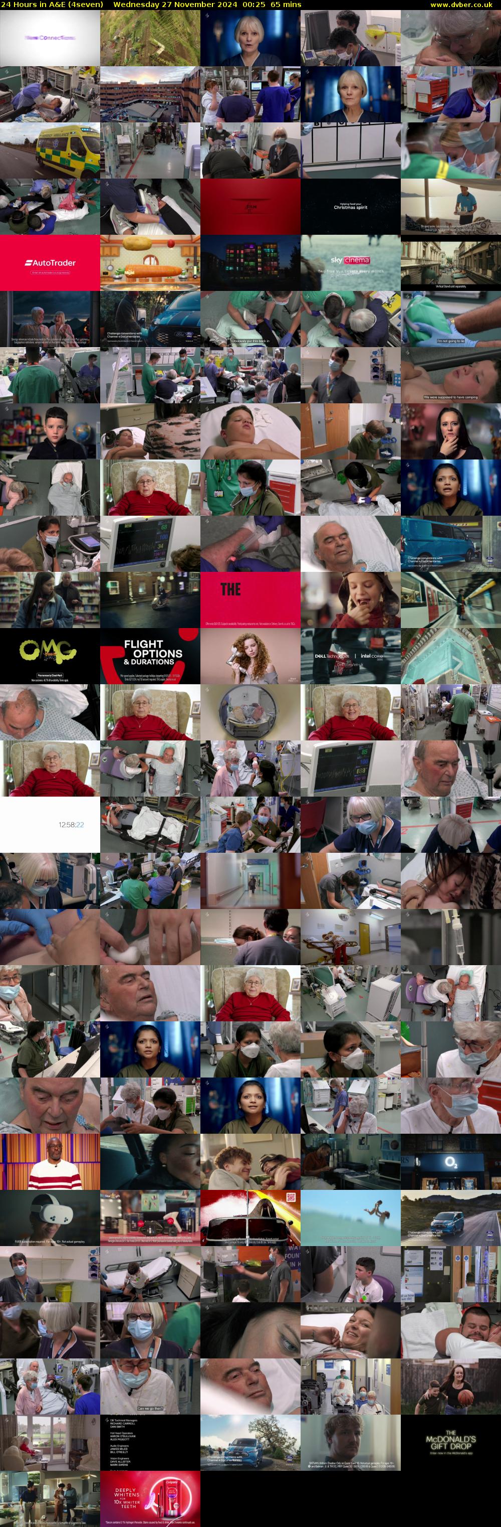 24 Hours in A&E (4seven) Wednesday 27 November 2024 00:25 - 01:30