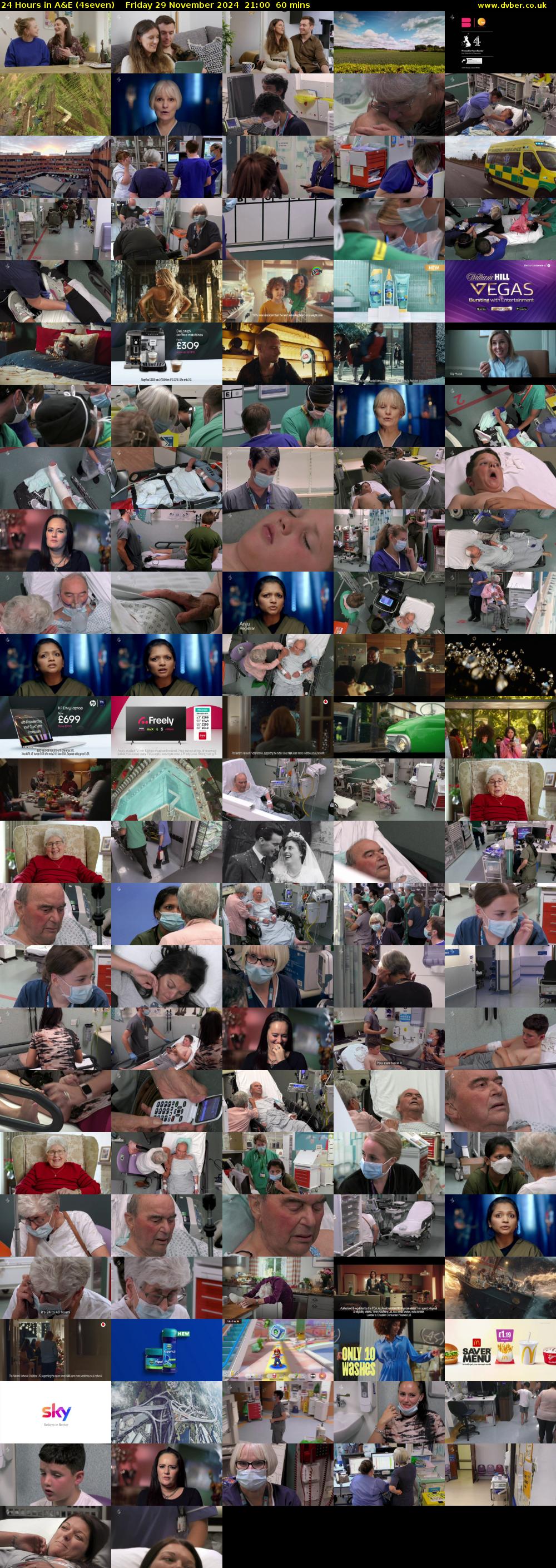 24 Hours in A&E (4seven) Friday 29 November 2024 21:00 - 22:00