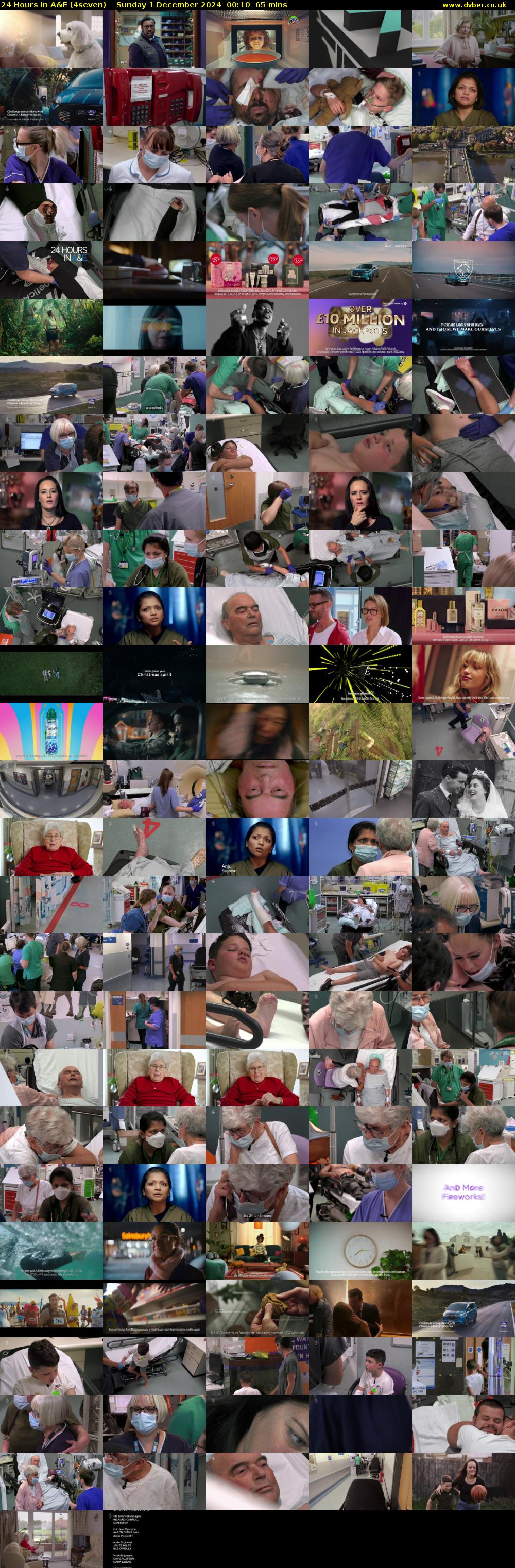 24 Hours in A&E (4seven) Sunday 1 December 2024 00:10 - 01:15