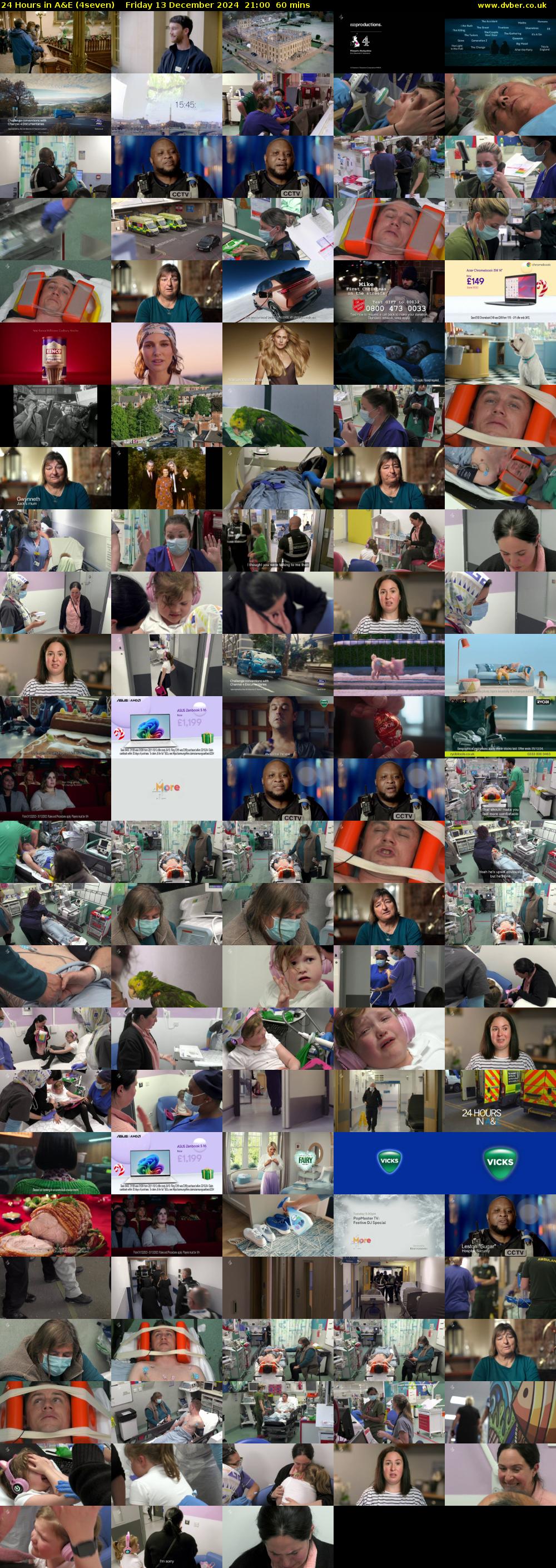 24 Hours in A&E (4seven) Friday 13 December 2024 21:00 - 22:00