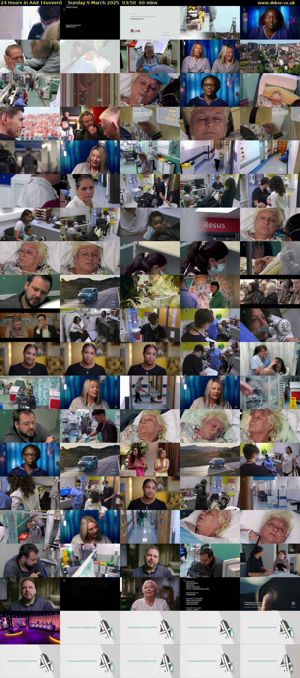24 Hours in A&E (4seven) Sunday 9 March 2025 03:50 - 04:50