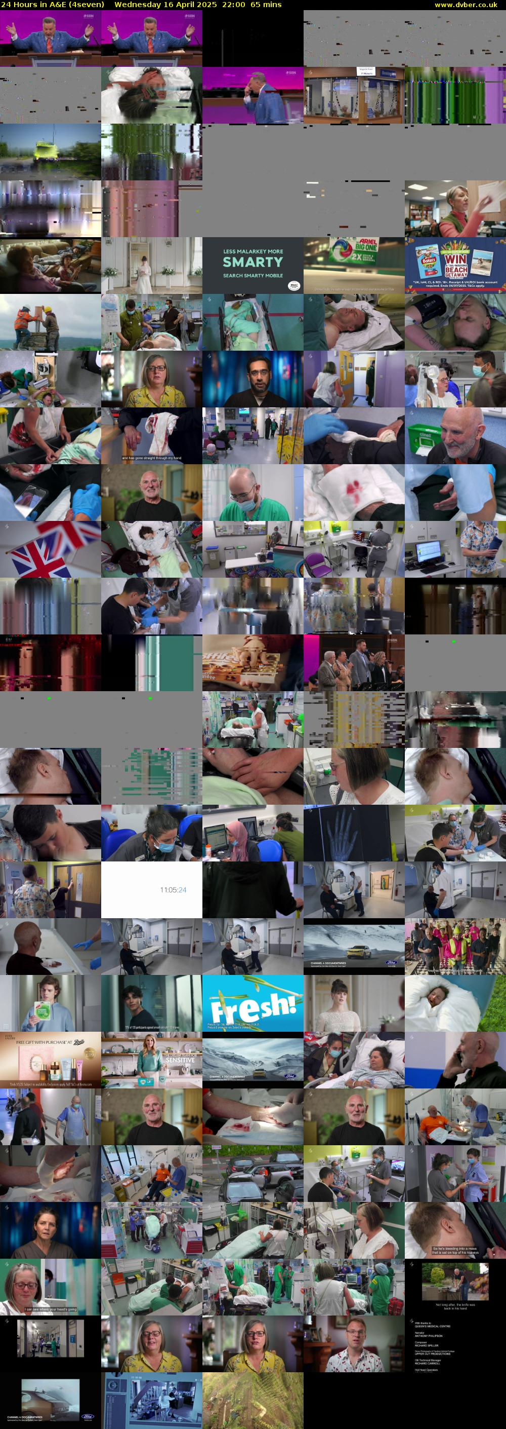 24 Hours in A&E (4seven) Wednesday 16 April 2025 22:00 - 23:05