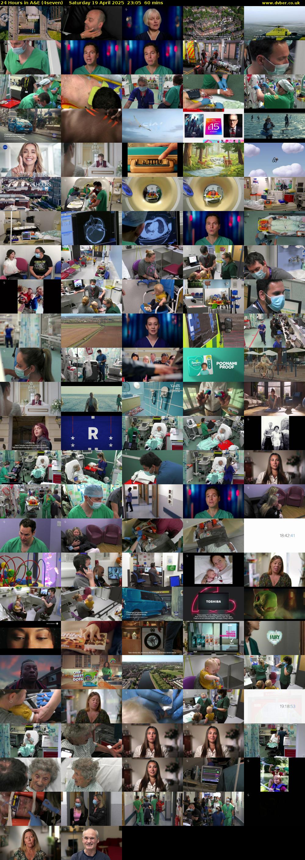 24 Hours in A&E (4seven) Saturday 19 April 2025 23:05 - 00:05