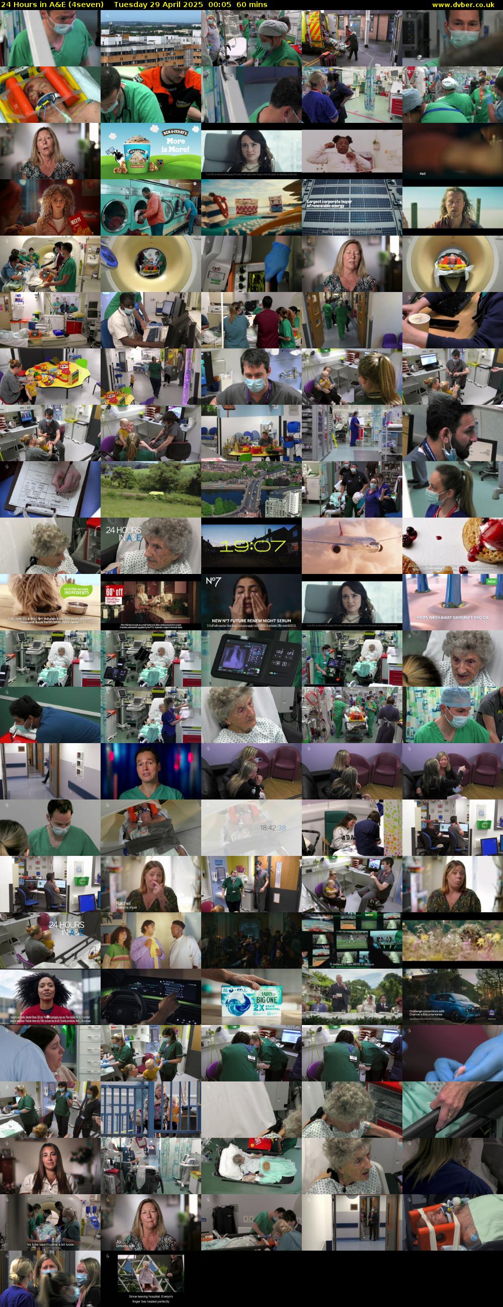 24 Hours in A&E (4seven) Tuesday 29 April 2025 00:05 - 01:05