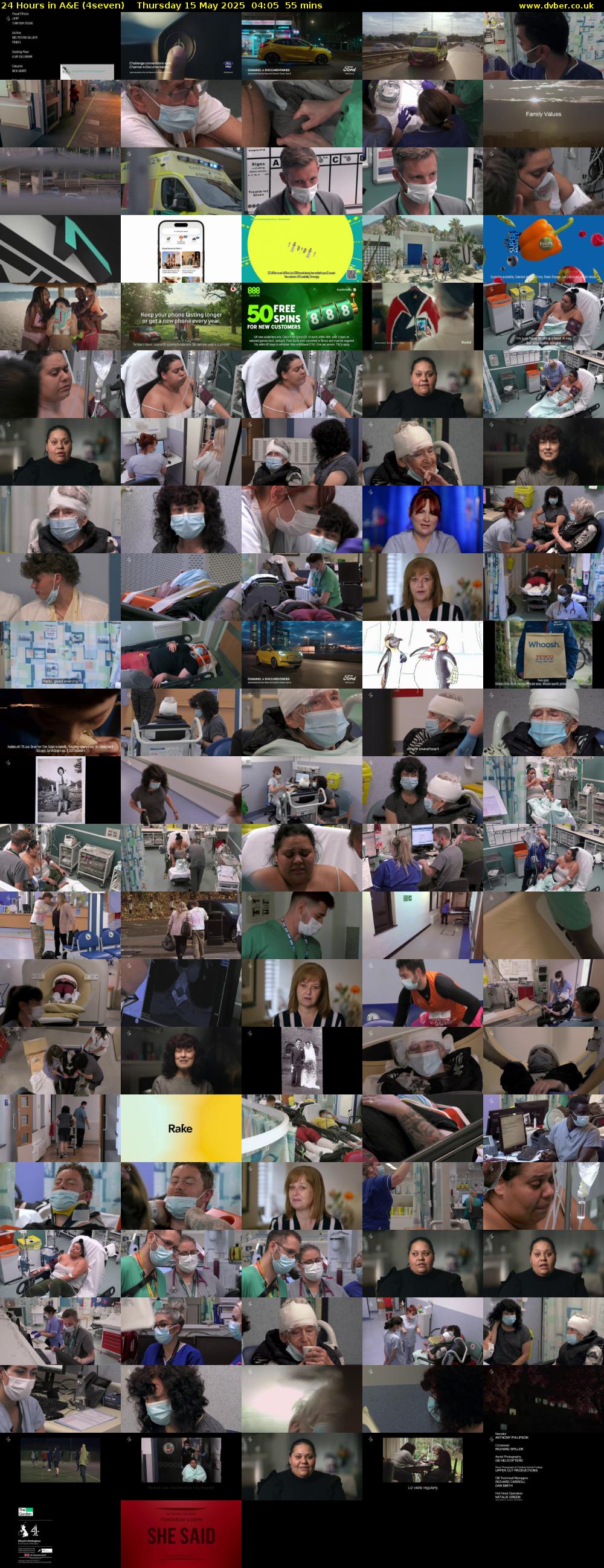 24 Hours in A&E (4seven) Thursday 15 May 2025 04:05 - 05:00