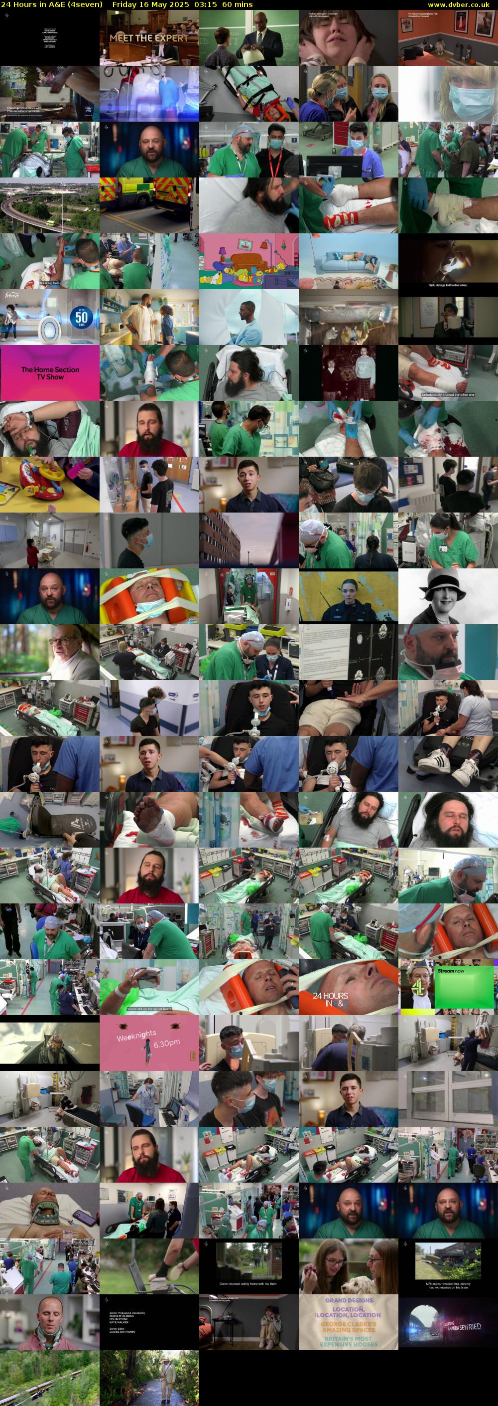24 Hours in A&E (4seven) Friday 16 May 2025 03:15 - 04:15