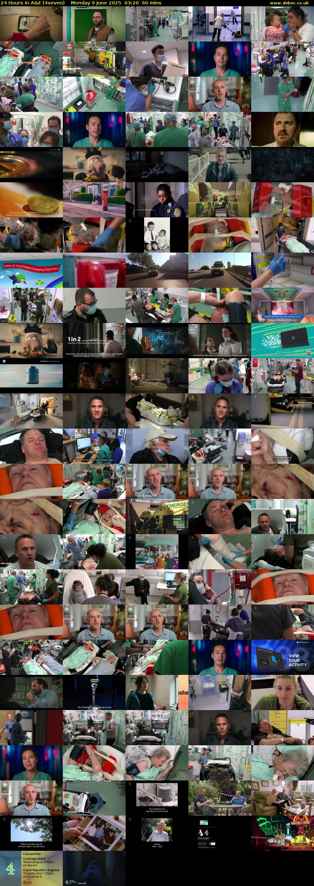 24 Hours in A&E (4seven) Monday 9 June 2025 03:20 - 04:20