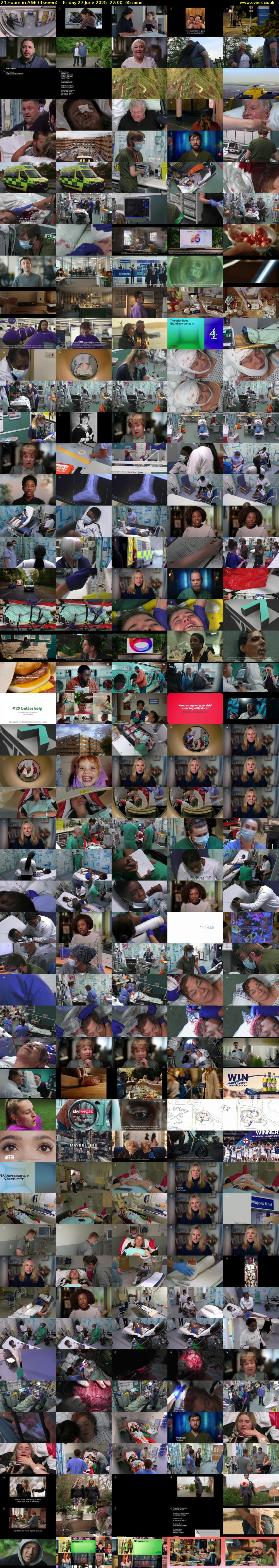 24 Hours in A&E (4seven) Friday 27 June 2025 22:00 - 23:05
