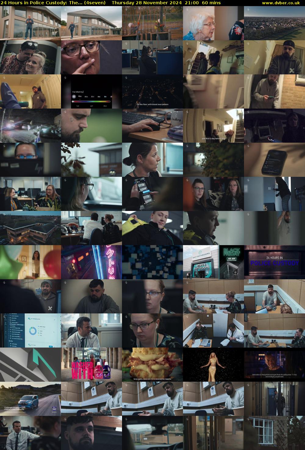 24 Hours in Police Custody: The... (4seven) Thursday 28 November 2024 21:00 - 22:00