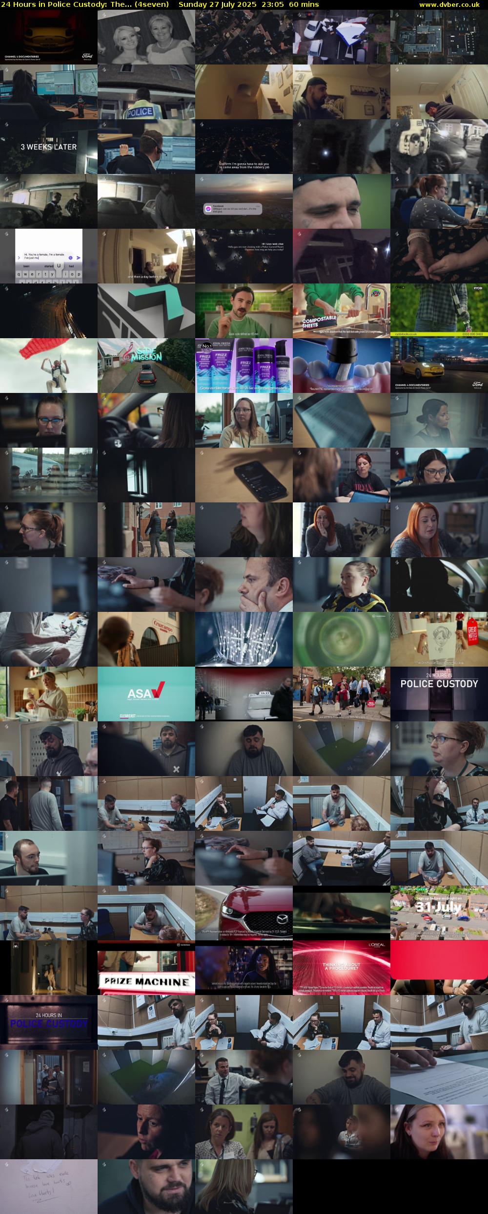 24 Hours in Police Custody: The... (4seven) Sunday 27 July 2025 23:05 - 00:05
